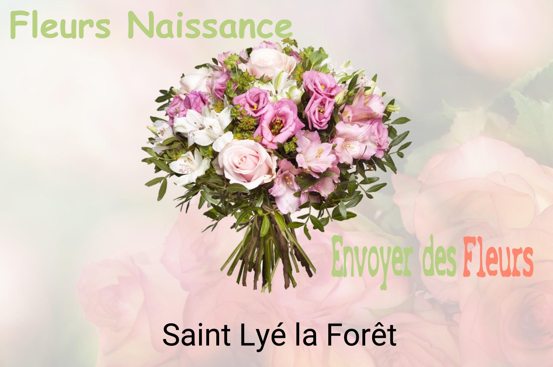Bouquet de fleurs de naissance livré à Saint-Lyé-la-Forêt